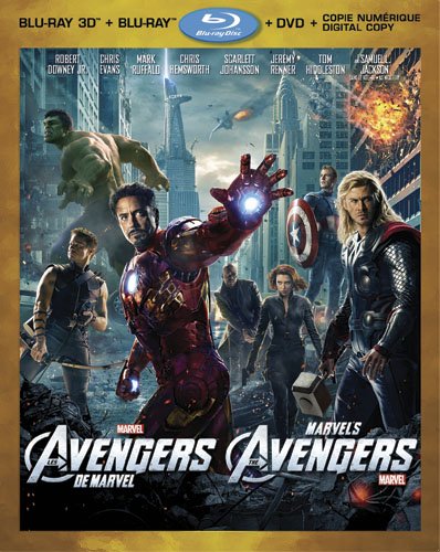 Marvel's The Avengers (French version) [Blu-ray 3D + Blu-ray + DVD