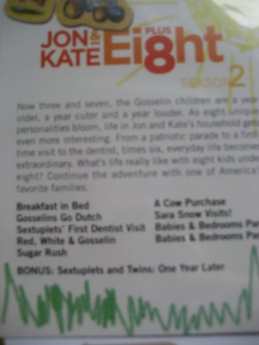 Jon & Kate Plus Eight 8 Season 2 DVD TLC