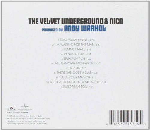 The Velvet Underground & Nico / Andy Warhol: 45th Anniversary (Remastered) - CD