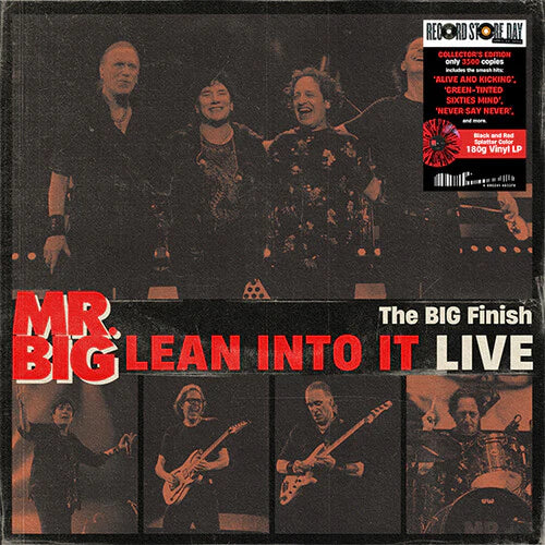 Mr Big / The Big Finish - Lean Into It Live - LP RED BLACK