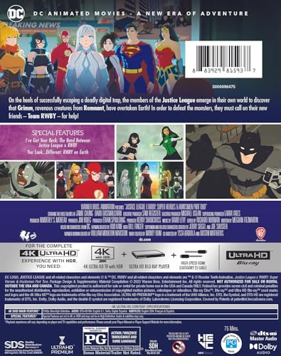 Justice League x RWBY: Super Heroes and Huntsmen Part Two - 4K