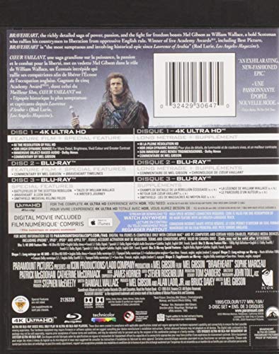 Braveheart - 4K/Blu-Ray