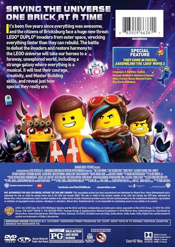 STUDIO DISTRIBUTION SERVI LEGO MOVIE 2-THE SECOND PART (2019/DVD) D737306D