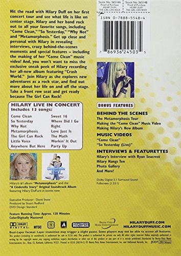 Hilary Duff / The Concert: The Girl Can Rock - DVD