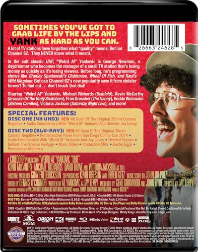 UHF - 35th Anniversary Edition - 4K/Blu-Ray