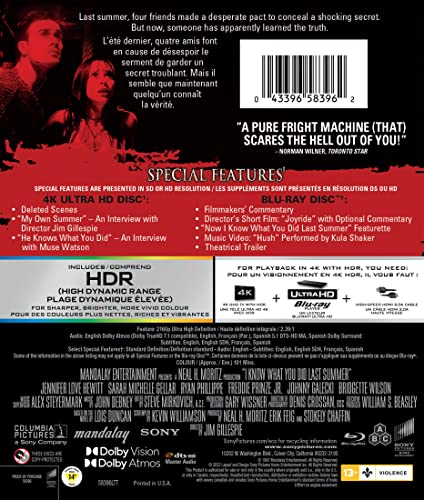 I Know What You Did Last Summer - 4K/Blu-Ray