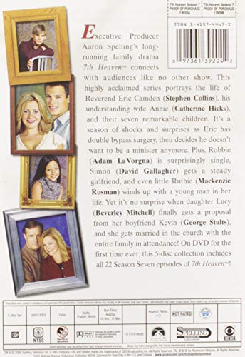 7th Heaven: Season 7 - DVD