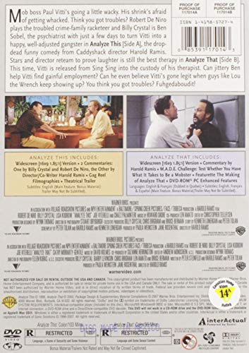 Analyze That / Analyze This (Double Feature) - DVD