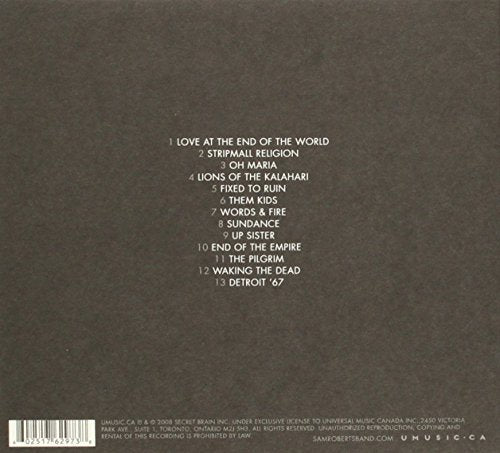 Sam Roberts / Love At The End Of The World - CD (Used)