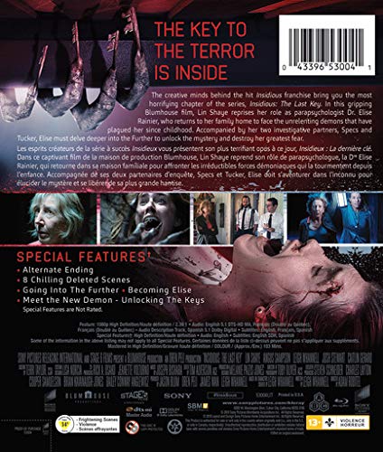 Insidious: The Last Key [Blu-ray] (Bilingual)