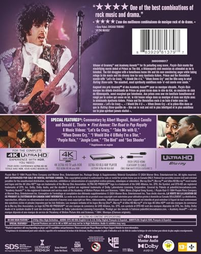 Purple Rain - 4K/Blu-Ray