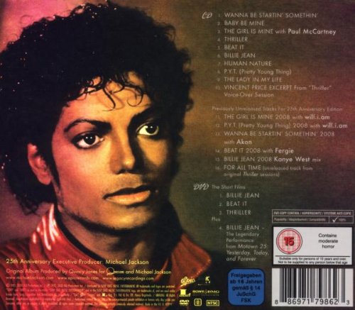 Michael Jackson / Thriller 25th Classic Cover O-Card - CD/DVD (Used)