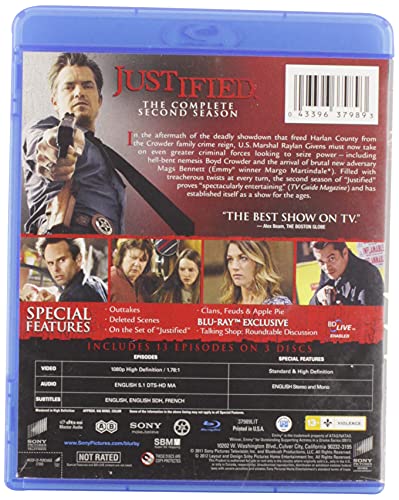 Justified: Season 2 [Blu-ray] (Sous-titres français)