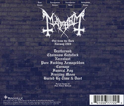 Mayhem / Out From The Dark - CD