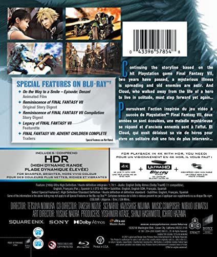 Final Fantasy VII: Advent Children Complete - 4K/Blu-Ray