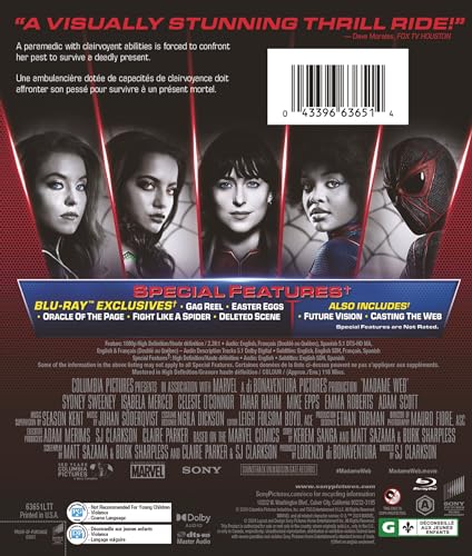 Madame Web [Blu-ray] (Bilingual)