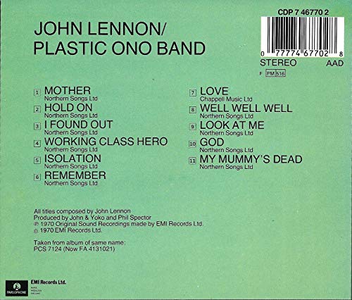 John Lennon / Plastic Ono Band - CD (Used)