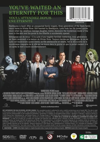 Beetlejuice Beetlejuice - DVD