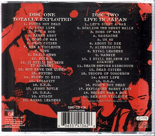 The Exploited / Totally Exloited + Live in Japan - CD