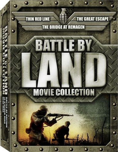 Battle by Land Movie Collection: The Thin Red Line / A Bridge Too Far / The Bridge at Remagen