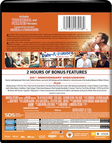 The 40-Year-Old Virgin [Unrated] - 4K/Blu-Ray