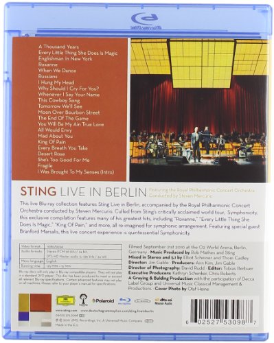 Sting Live In Berlin [Blu-ray]