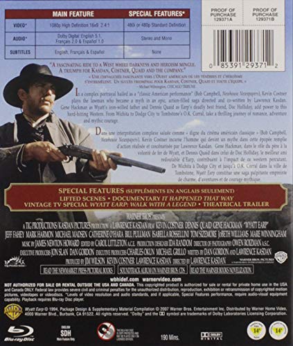 Wyatt Earp (Bilingual) [Blu-ray]