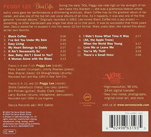 Peggy Lee / Black Coffee - CD (Used)