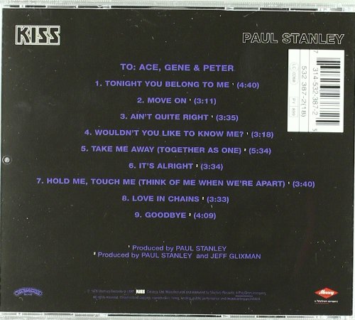 Kiss / Paul Stanley - CD