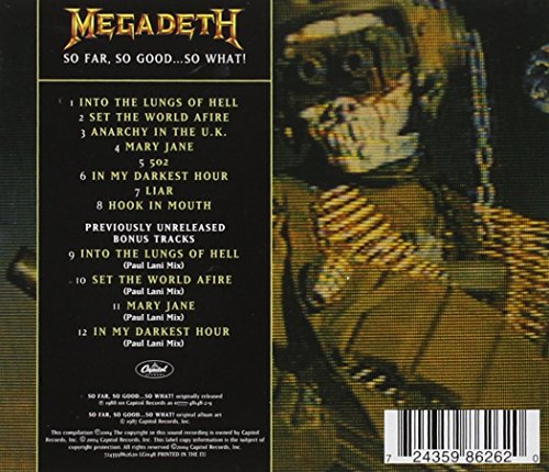 Megadeth / So Far, So Good...So What! - CD