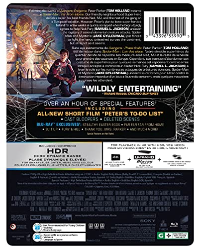 Spider-Man: Far From Home - 4K UHD/Blu-ray Combo (Bilingual)