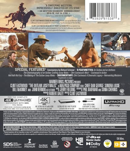 The Outlaw Josey Wales - 4K