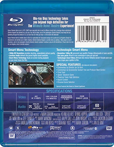 Speed [Blu-ray] (Bilingual)