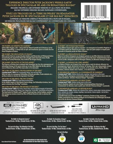 Middle-Earth 6-Film Collection (Extended & Theatrical) - 4k/Blu-Ray