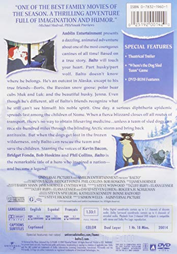 Balto [DVD] (Bilingual)