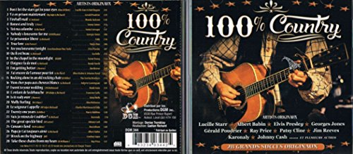 100% Country - 28 Original Great Hits (English &amp; French)