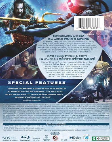 Aquaman and the Lost Kingdom - Blu-Ray