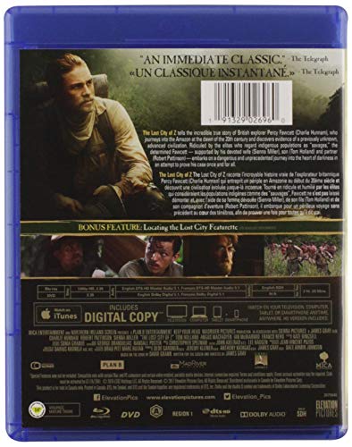 The Lost City of Z [Blu-ray + DVD + Digital HD]