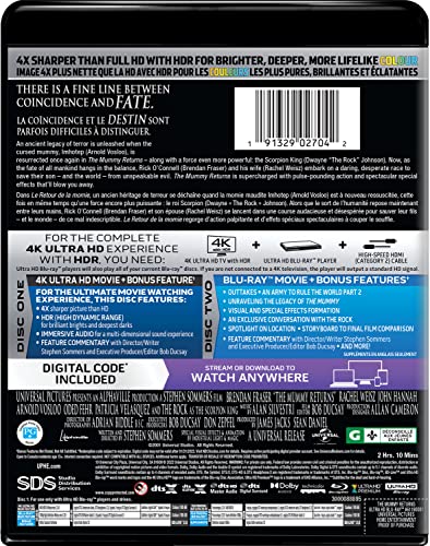 The Mummy Returns - 4K/Blu-ray