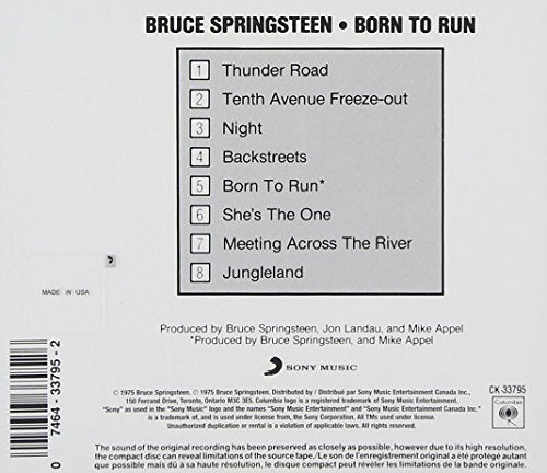 Bruce Springsteen / Born To Run - CD