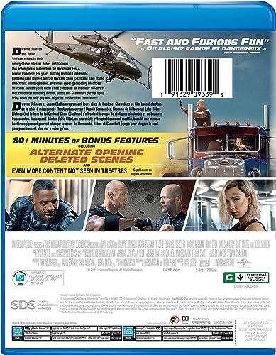 Fast & Furious Presents: Hobbs & Shaw - Blu-ray/DVD (Used)