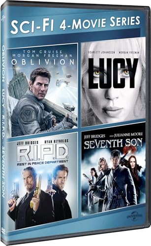 Sci-Fi 4-Movie Series (Oblivion / Lucy / R.I.P.D. / Seventh Son) [DVD]