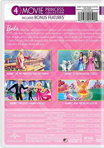 Barbie: 4-Movie Princess Collection