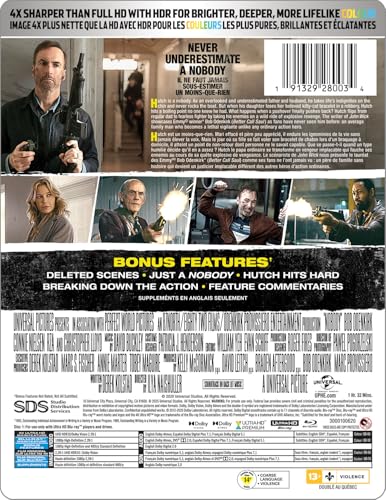 Nobody: Limited Edition Steelbook - 4K/Blu-Ray