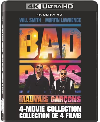 Bad Boys Ultimate Collection (Bad Boys (1995) / Bad Boys II / Bad Boys for Life / Bad Boys: Ride or Die) - 4K