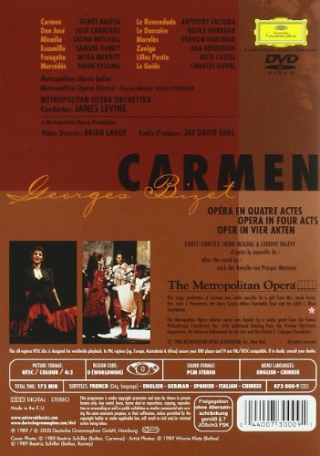 Bizet - Carmen / Levine, Baltsa, Carreras, Metropolitan Opera