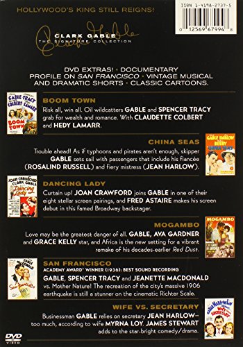 Clark Gable: The Signature Collection (Dancing Lady / China Seas / San Francisco / Wife vs. Secretary / Boom Town / Mogambo) (Sous-titres français)