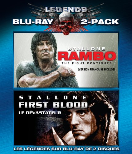 Legends of the Expendables: Rambo I: First Blood / Rambo IV (2008) (Sylvester Stallone Double Feature) - Blu-Ray (Used)