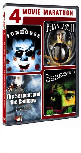 4 Movie Marathon Cult Horror Collection (The Funhouse / Phantasm II / The Serpent and the Rainbow / Sssssss)