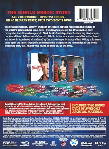 Smallville: The Complete Series 20th Anniversary Collection - Blu-Ray